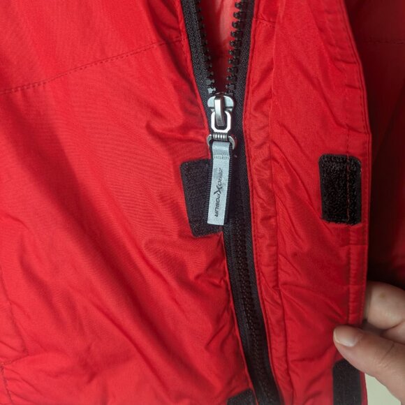 Zero Xposur  Boys red with black trim winter jacket with hood 3T - Picture 3 of 4